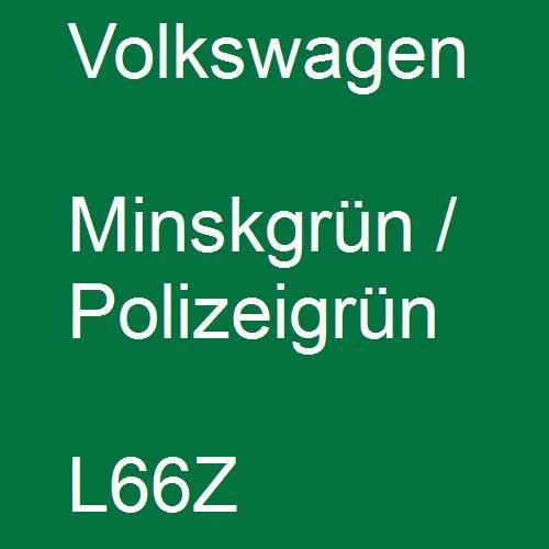 Volkswagen, Minskgrün / Polizeigrün, L66Z.